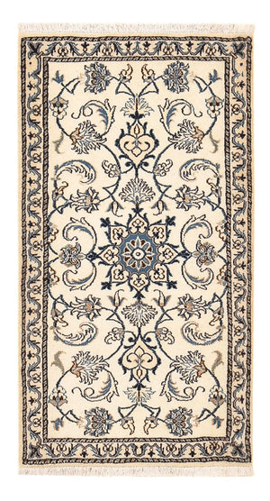 Perserteppich - Nain - 139 x 73 cm - creme