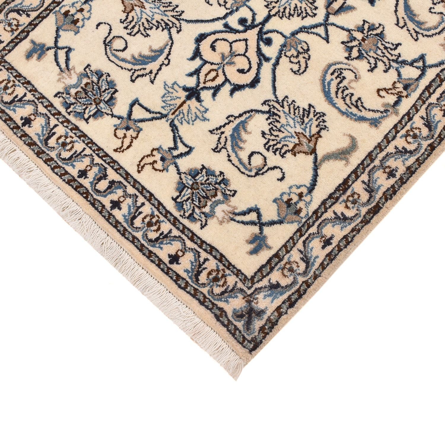 Perserteppich - Nain - 139 x 73 cm - creme