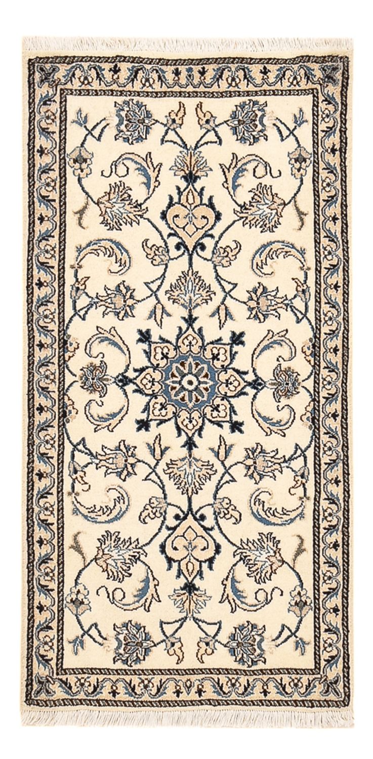 Perserteppich - Nain - 139 x 69 cm - creme