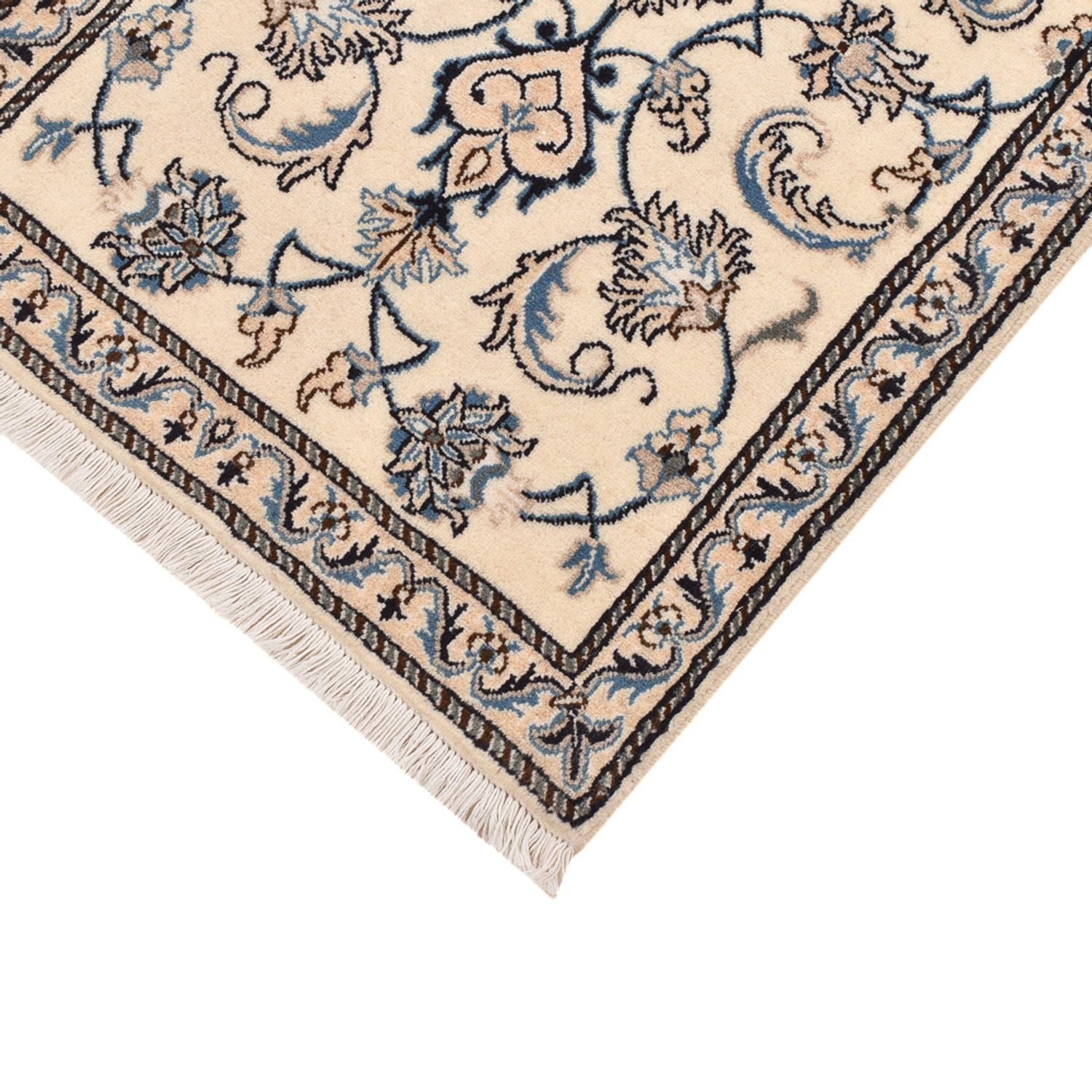 Perserteppich - Nain - 139 x 69 cm - creme