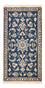 Perserteppich - Nain - 133 x 70 cm - petrolblau