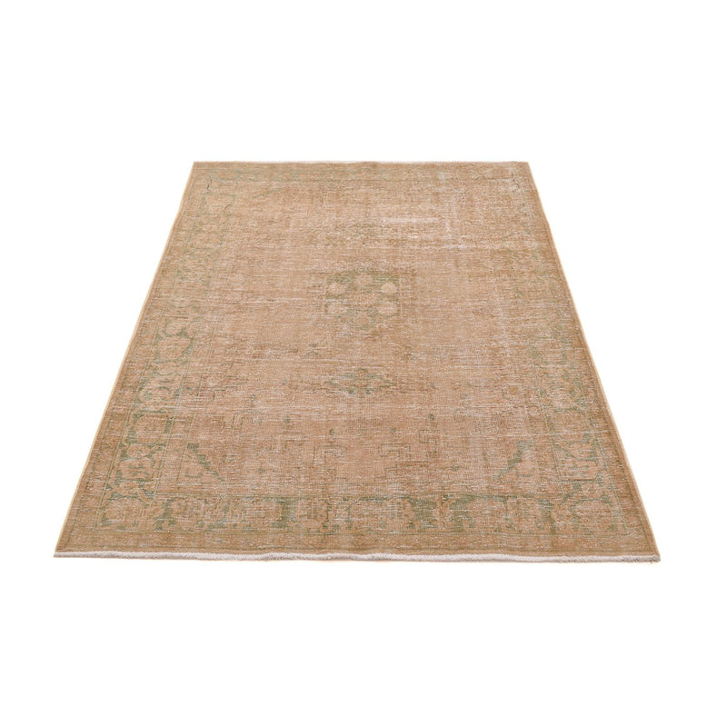 Vintage Teppich - 206 x 145 cm - dunkelbeige