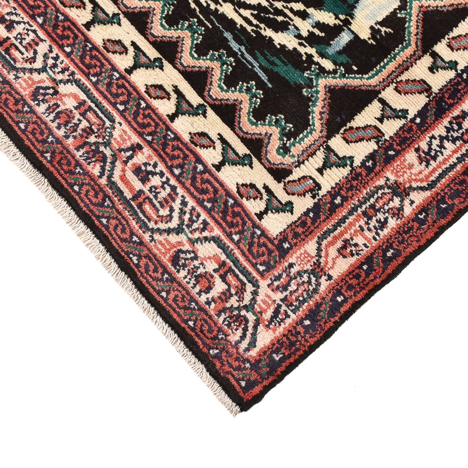 Perserteppich - Nomadic quadratisch  - 118 x 101 cm - mehrfarbig