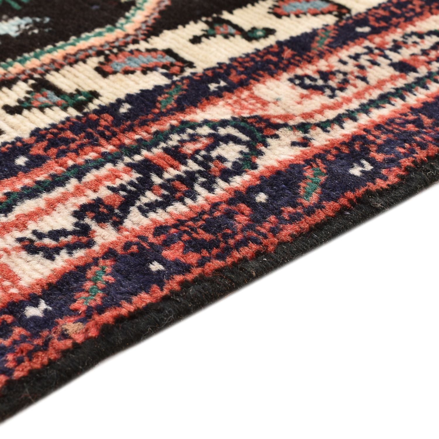 Perserteppich - Nomadic quadratisch  - 118 x 101 cm - mehrfarbig