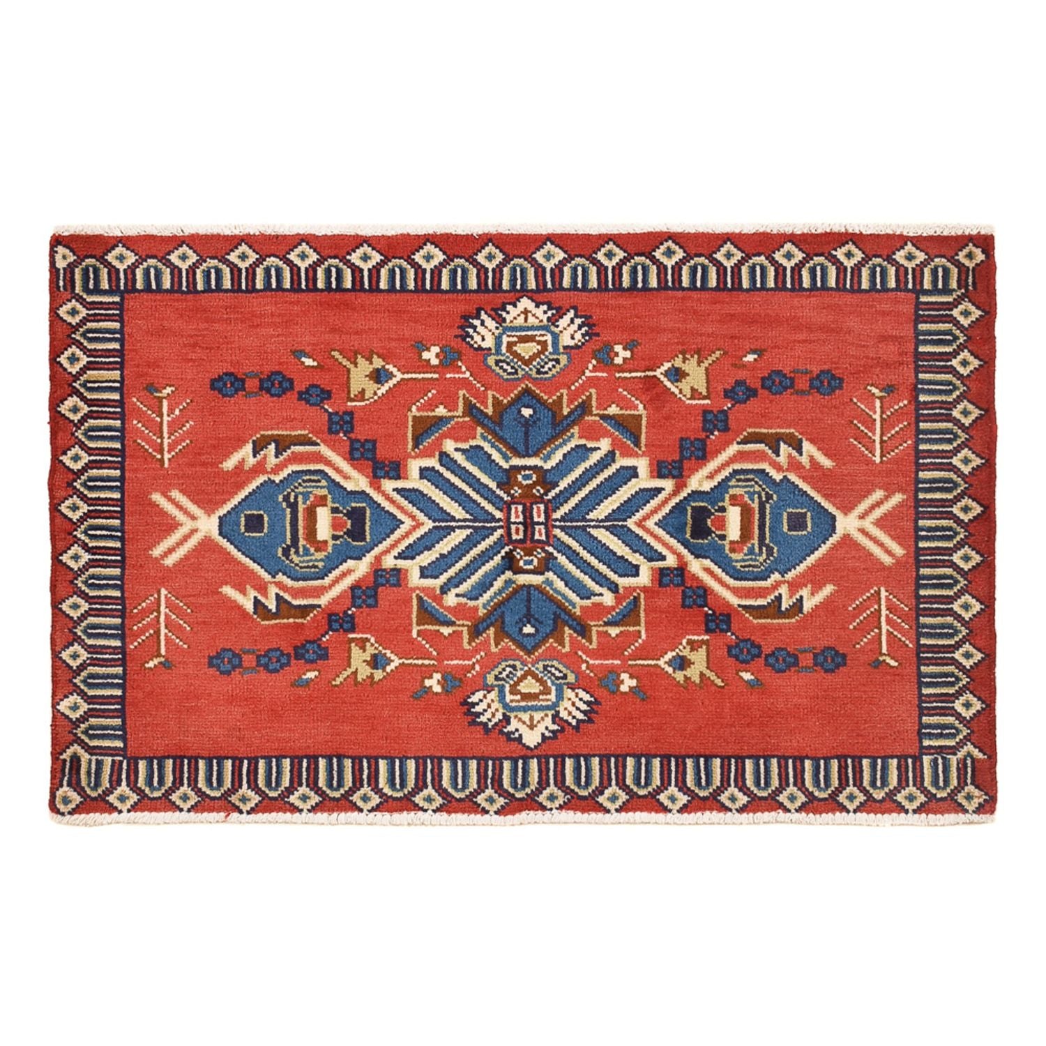 Perserteppich - Nomadic - 93 x 57 cm - rot