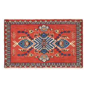 Perserteppich - Nomadic - 93 x 57 cm - rot