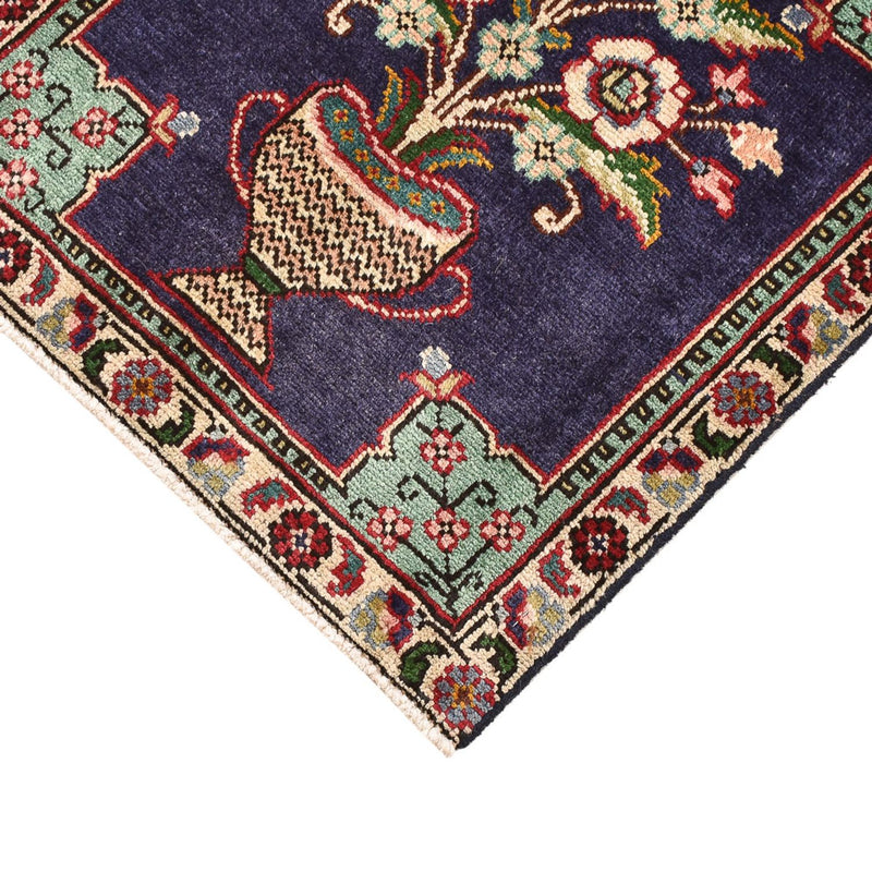 Perserteppich - Nomadic - 60 x 54 cm - mehrfarbig