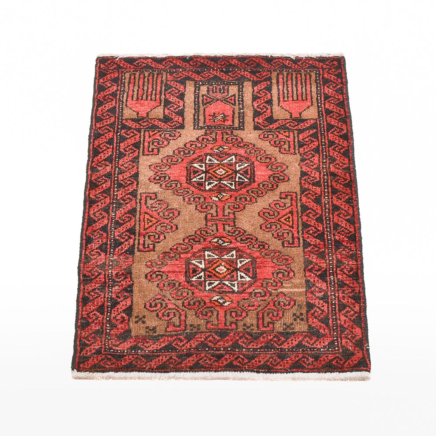 Perserteppich - Nomadic - 70 x 49 cm - rot