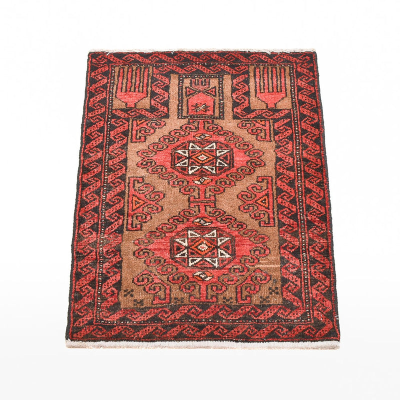 Perserteppich - Nomadic - 70 x 49 cm - rot