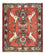 Perserteppich - Nomadic - 78 x 67 cm - rot