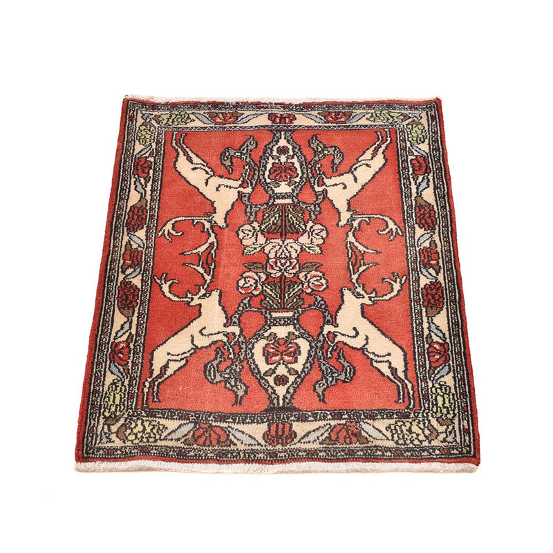 Perserteppich - Nomadic - 78 x 67 cm - rot