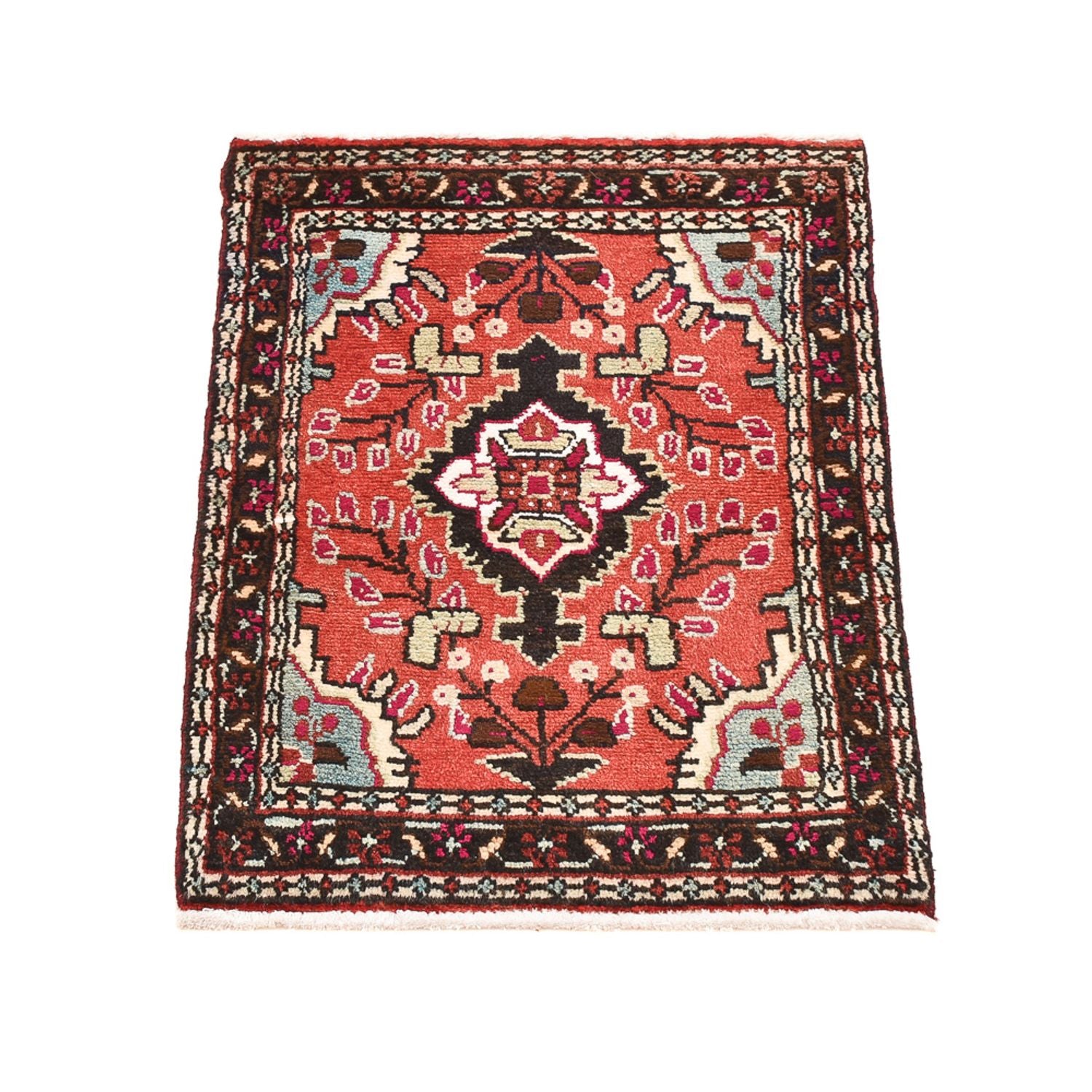 Perserteppich - Nomadic - 70 x 50 cm - hellrot