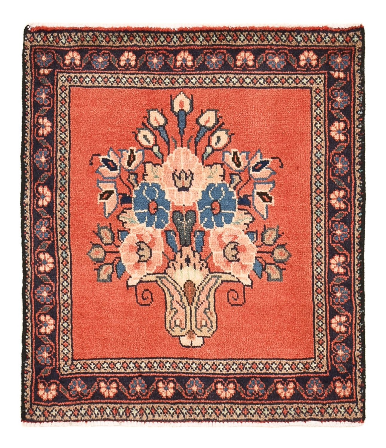 Perserteppich - Nomadic - 55 x 49 cm - rot