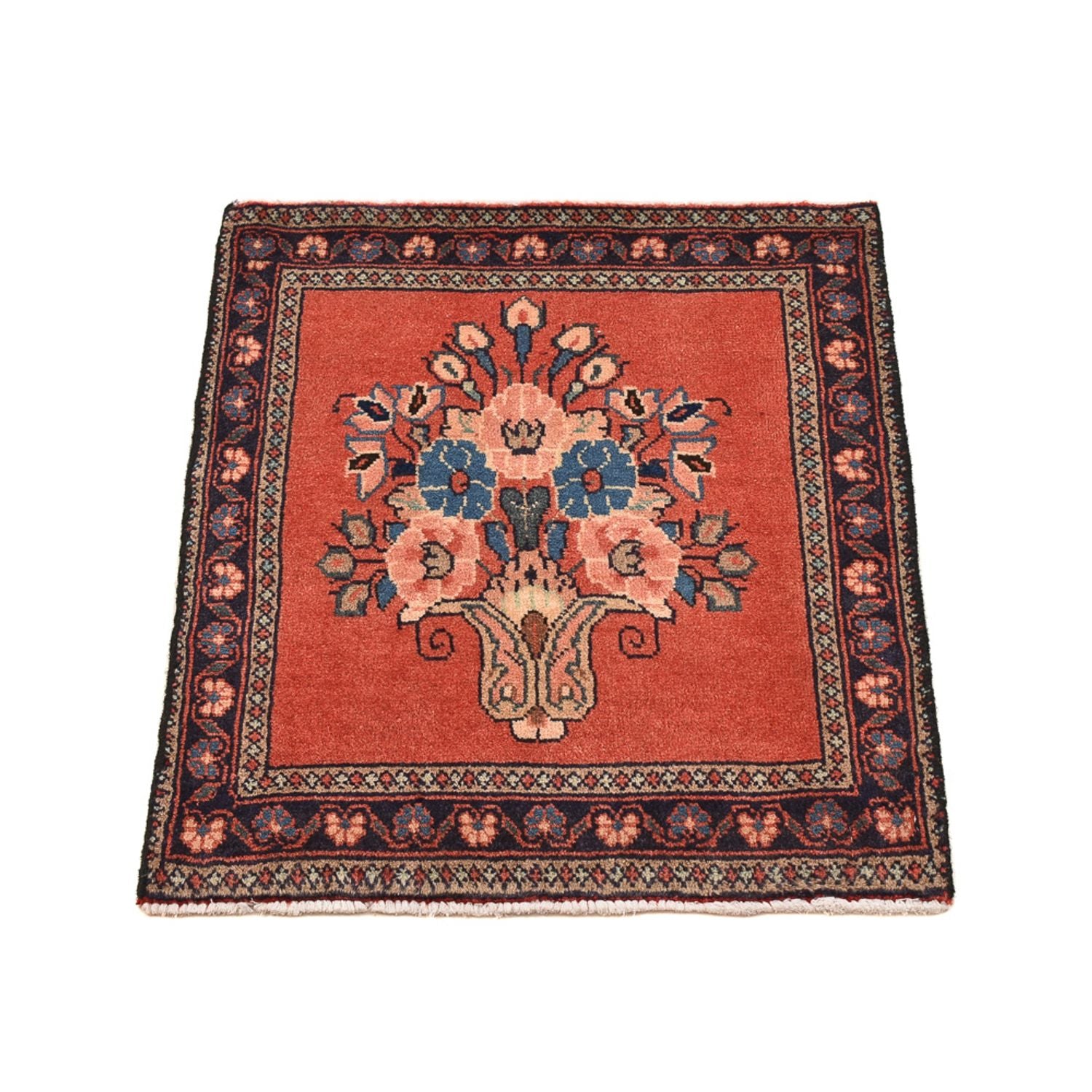 Perserteppich - Nomadic - 55 x 49 cm - rot