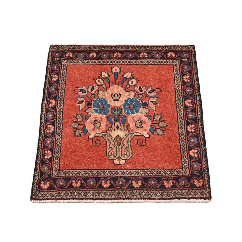 Perserteppich - Nomadic - 55 x 49 cm - rot