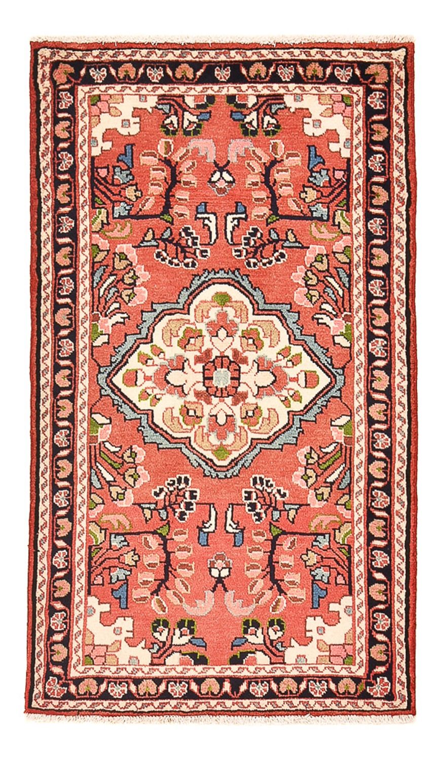 Perserteppich - Nomadic - 131 x 76 cm - hellrot