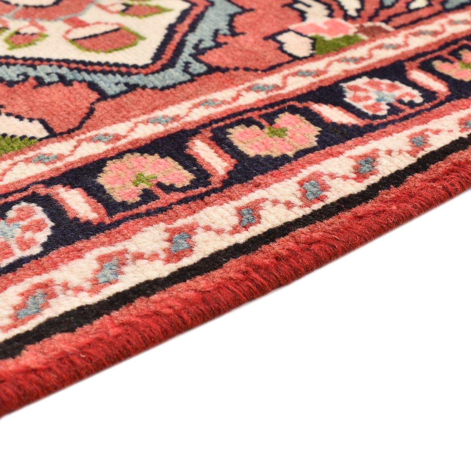 Perserteppich - Nomadic - 131 x 76 cm - hellrot