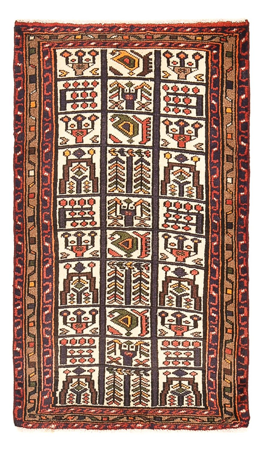 Perserteppich - Nomadic - 122 x 74 cm - mehrfarbig