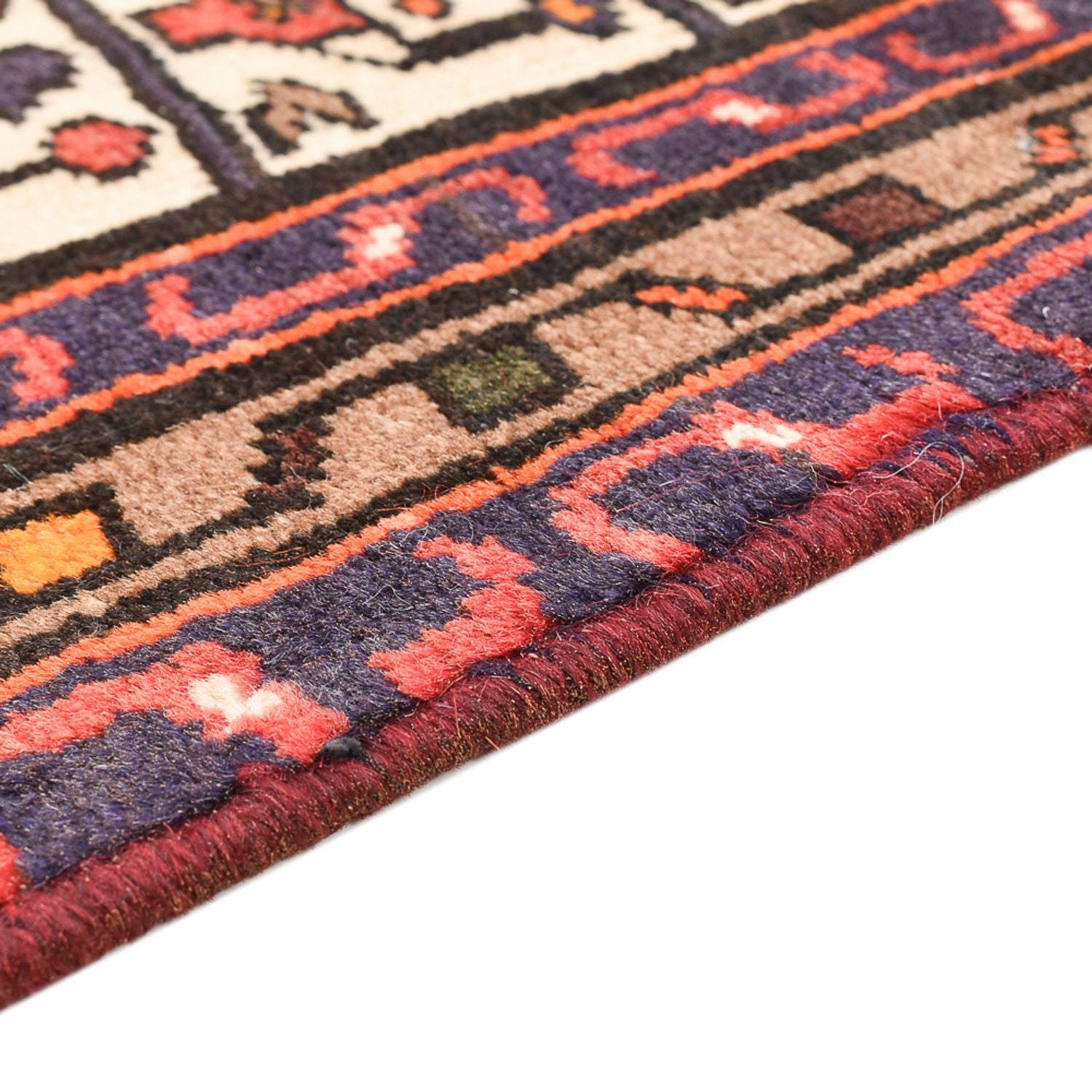 Perserteppich - Nomadic - 122 x 74 cm - mehrfarbig