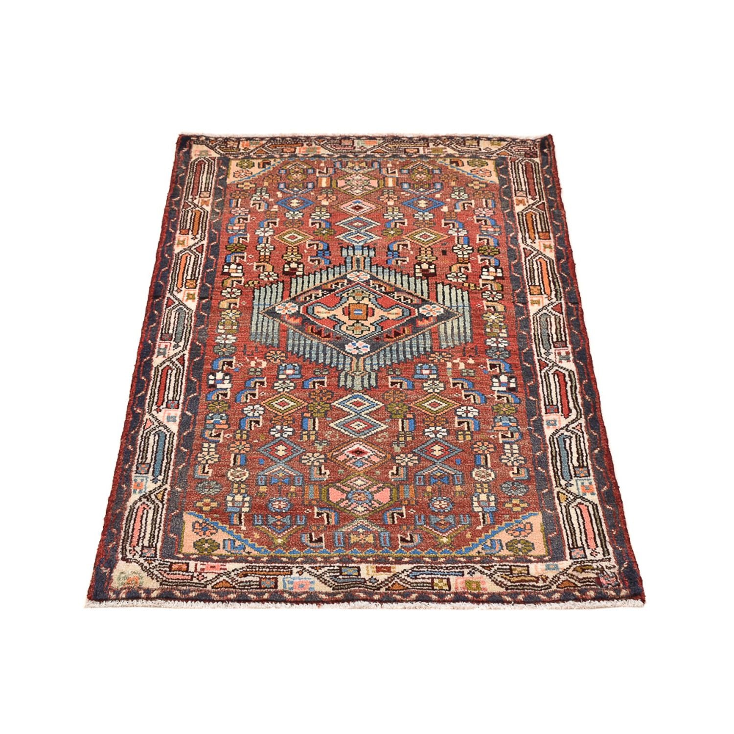 Perserteppich - Nomadic - 110 x 74 cm - mehrfarbig