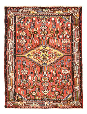Perserteppich - Nomadic - 105 x 80 cm - rot