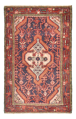Perserteppich - Nomadic - 128 x 81 cm - hellrot