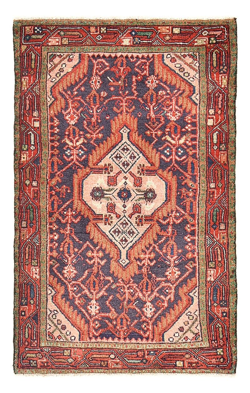 Perserteppich - Nomadic - 128 x 81 cm - hellrot