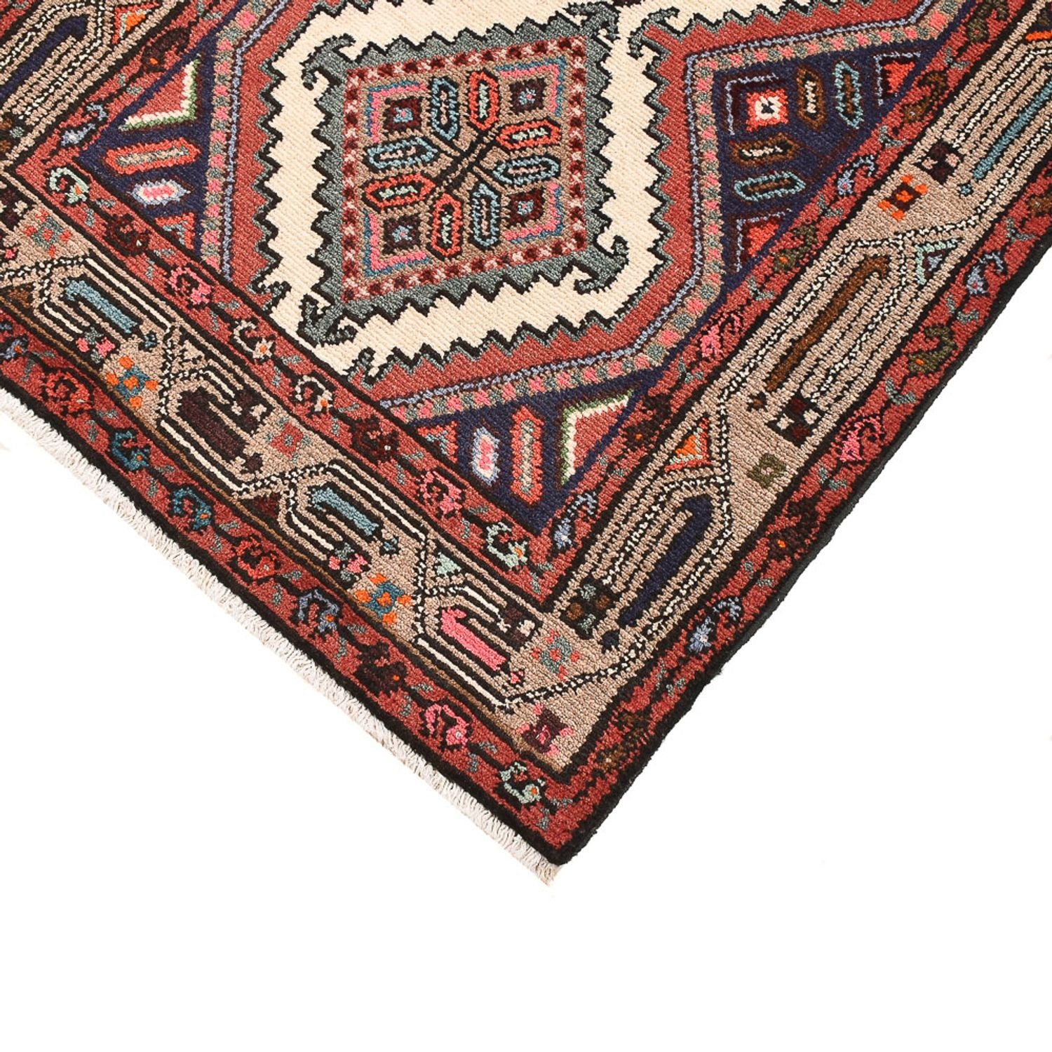 Perserteppich - Nomadic - 130 x 74 cm - mehrfarbig