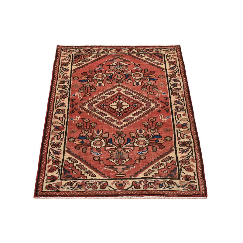 Perserteppich - Nomadic - 121 x 76 cm - hellrot
