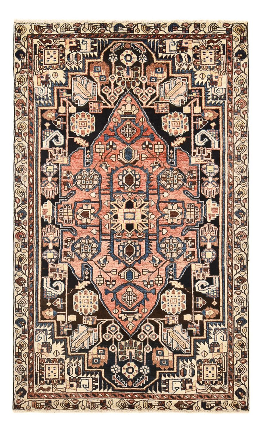 Perserteppich - Nomadic - 207 x 127 cm - hellrot