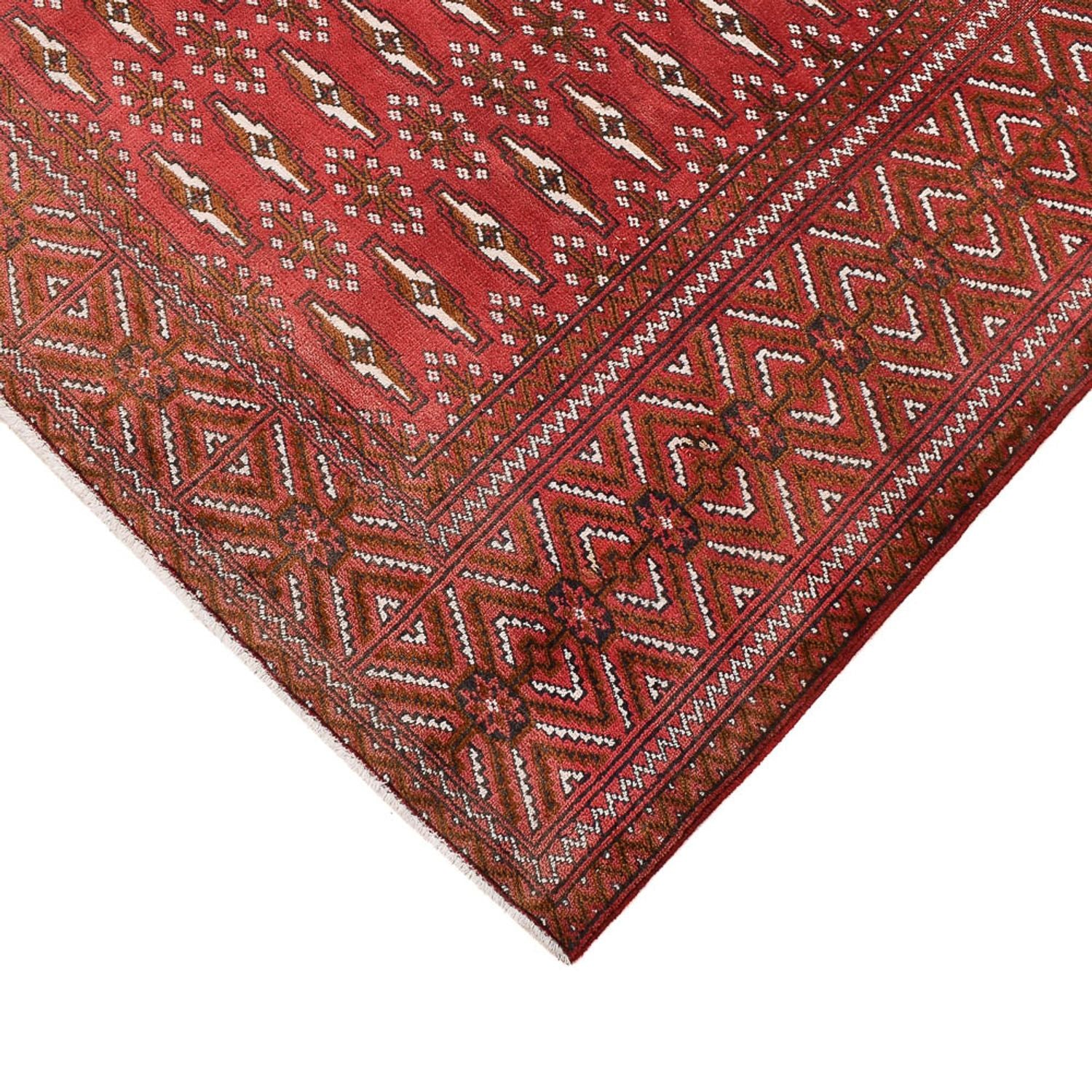 Turkaman Teppich - 280 x 203 cm - hellrot