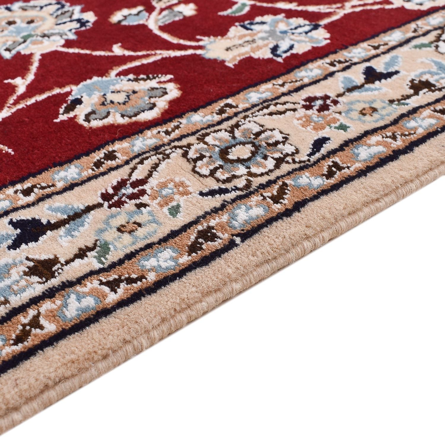 Läufer Perser - Nain - Royal - 215 x 90 cm - rot