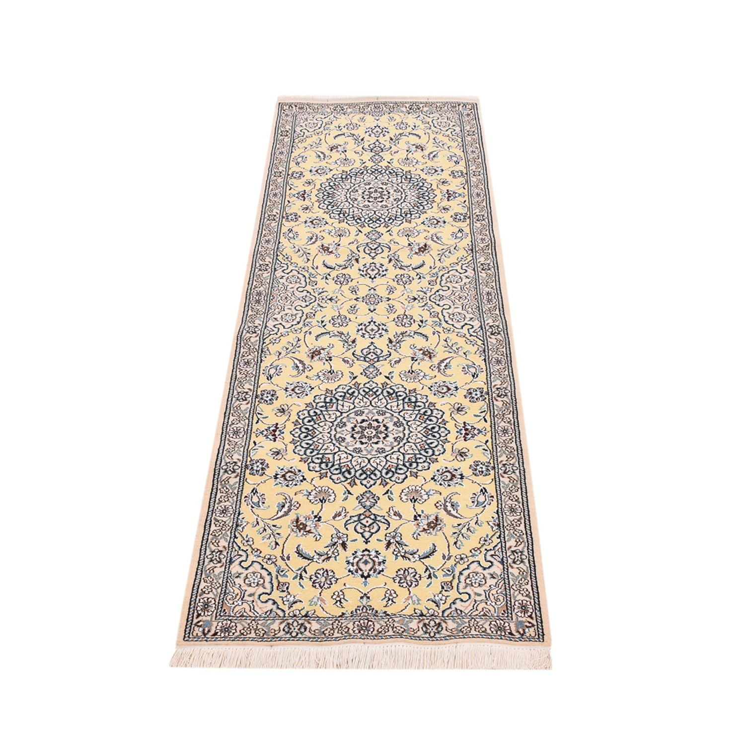 Läufer Perser - Nain - Royal - 204 x 60 cm - beige