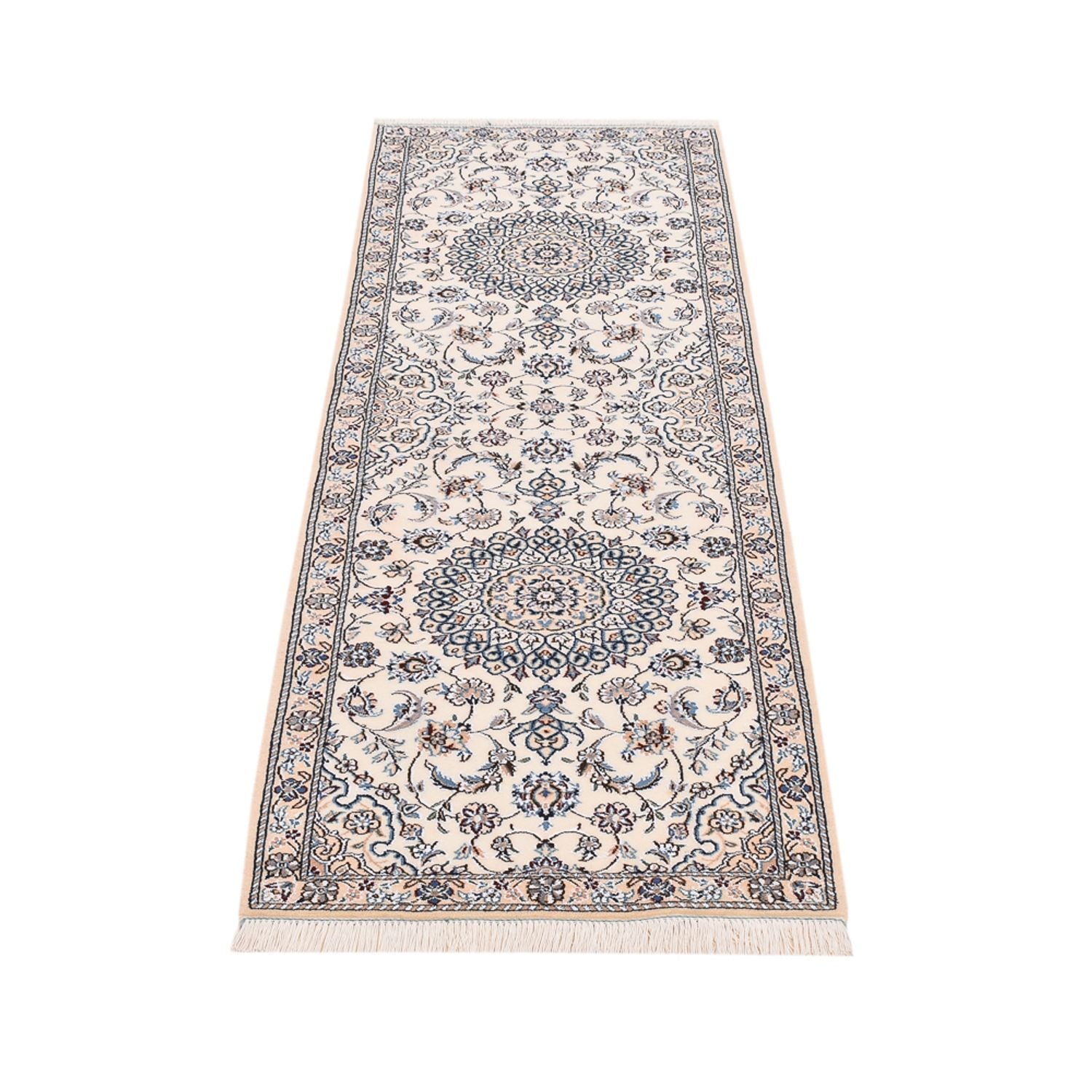 Läufer Perser - Nain - Royal - 197 x 61 cm - creme