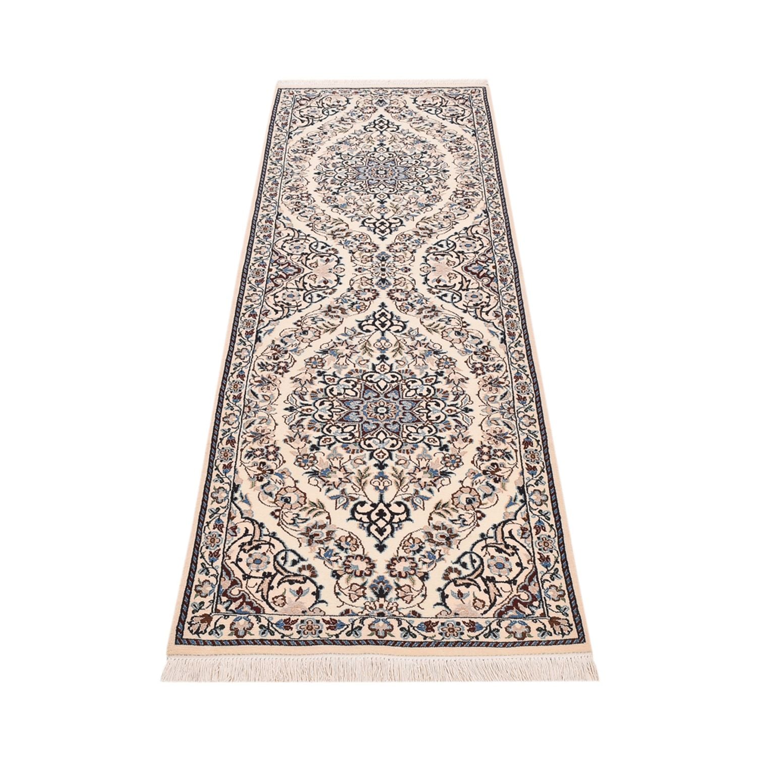 Läufer Perser - Nain - Royal - 230 x 70 cm - creme