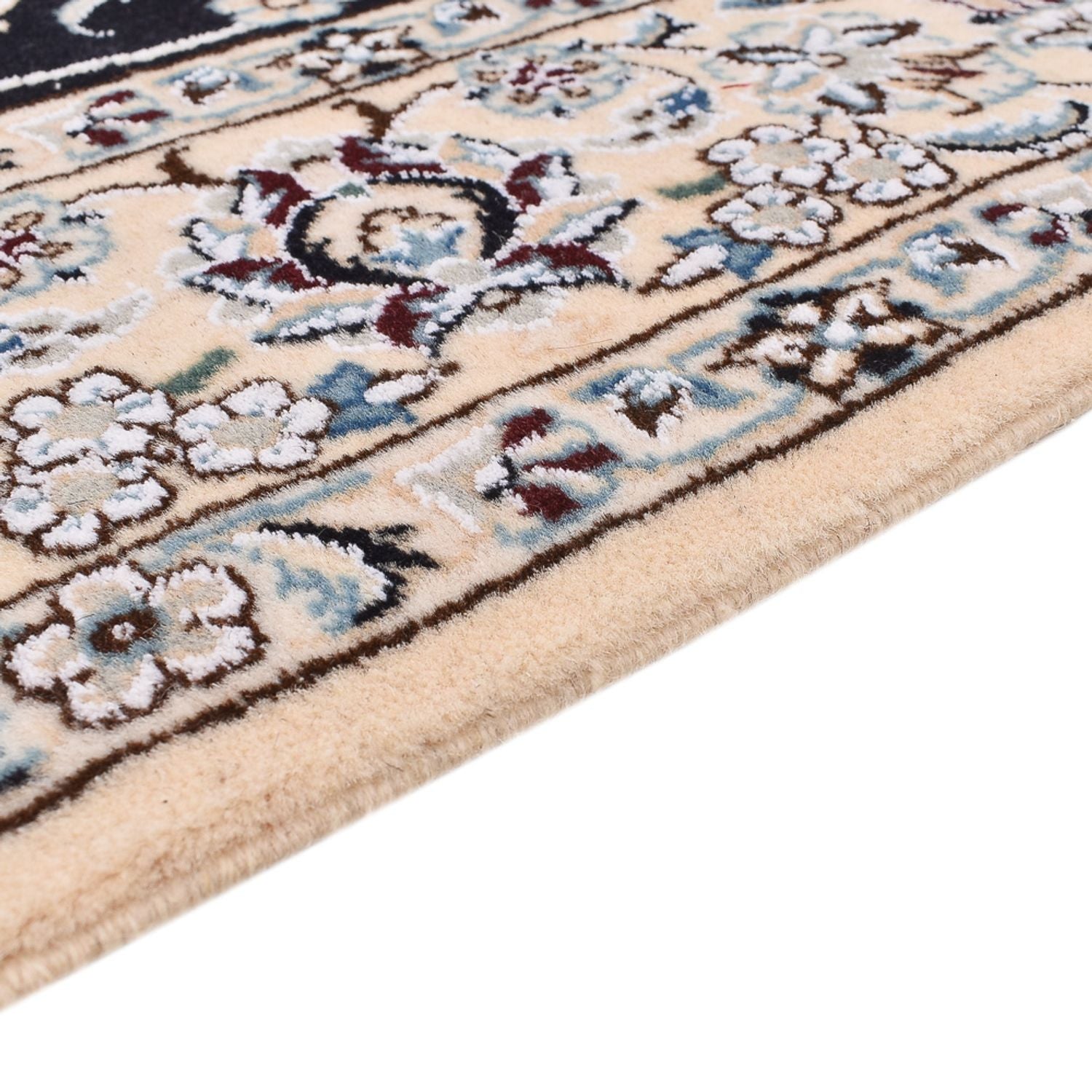 Perserteppich - Nain - Royal - 194 x 147 cm - dunkelblau