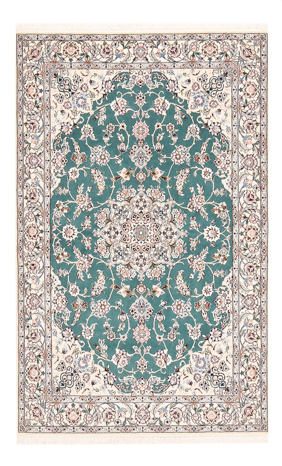 Perserteppich - Nain - Royal - 203 x 127 cm - grün