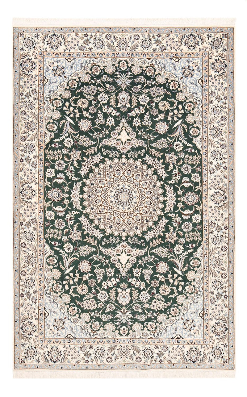 Perserteppich - Nain - Royal - 255 x 159 cm - dunkelgrün