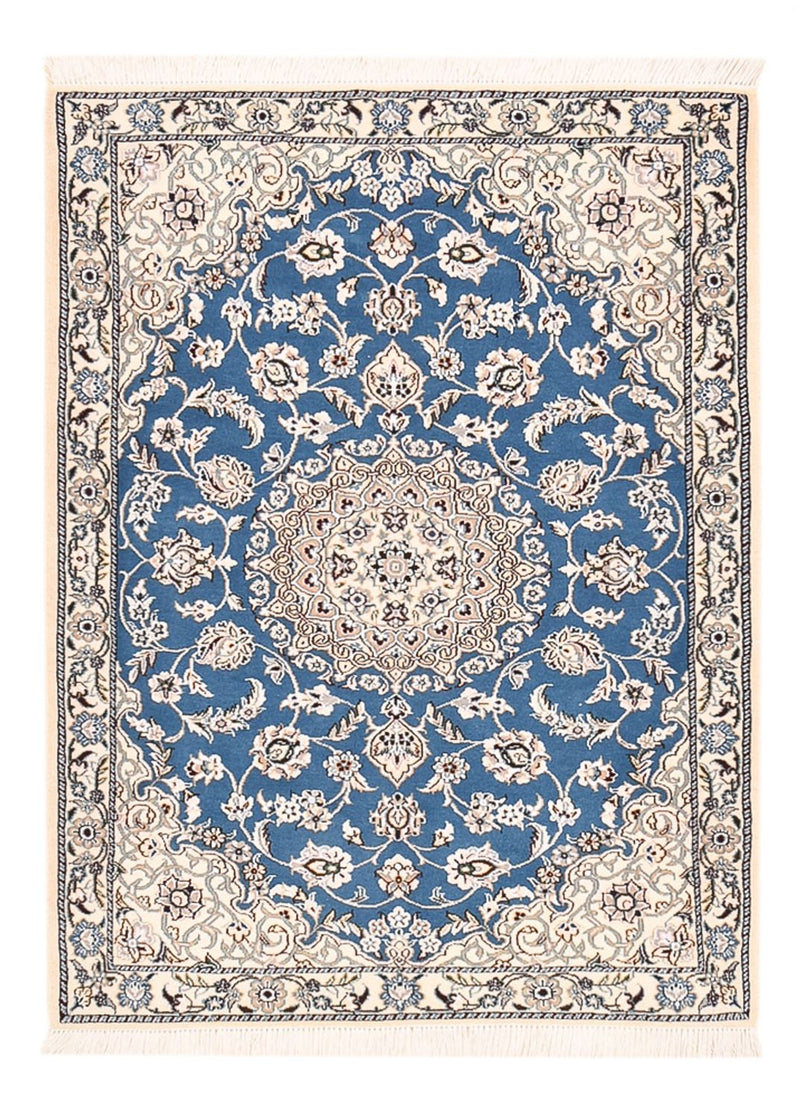 Perserteppich - Nain - Royal - 127 x 90 cm - blau