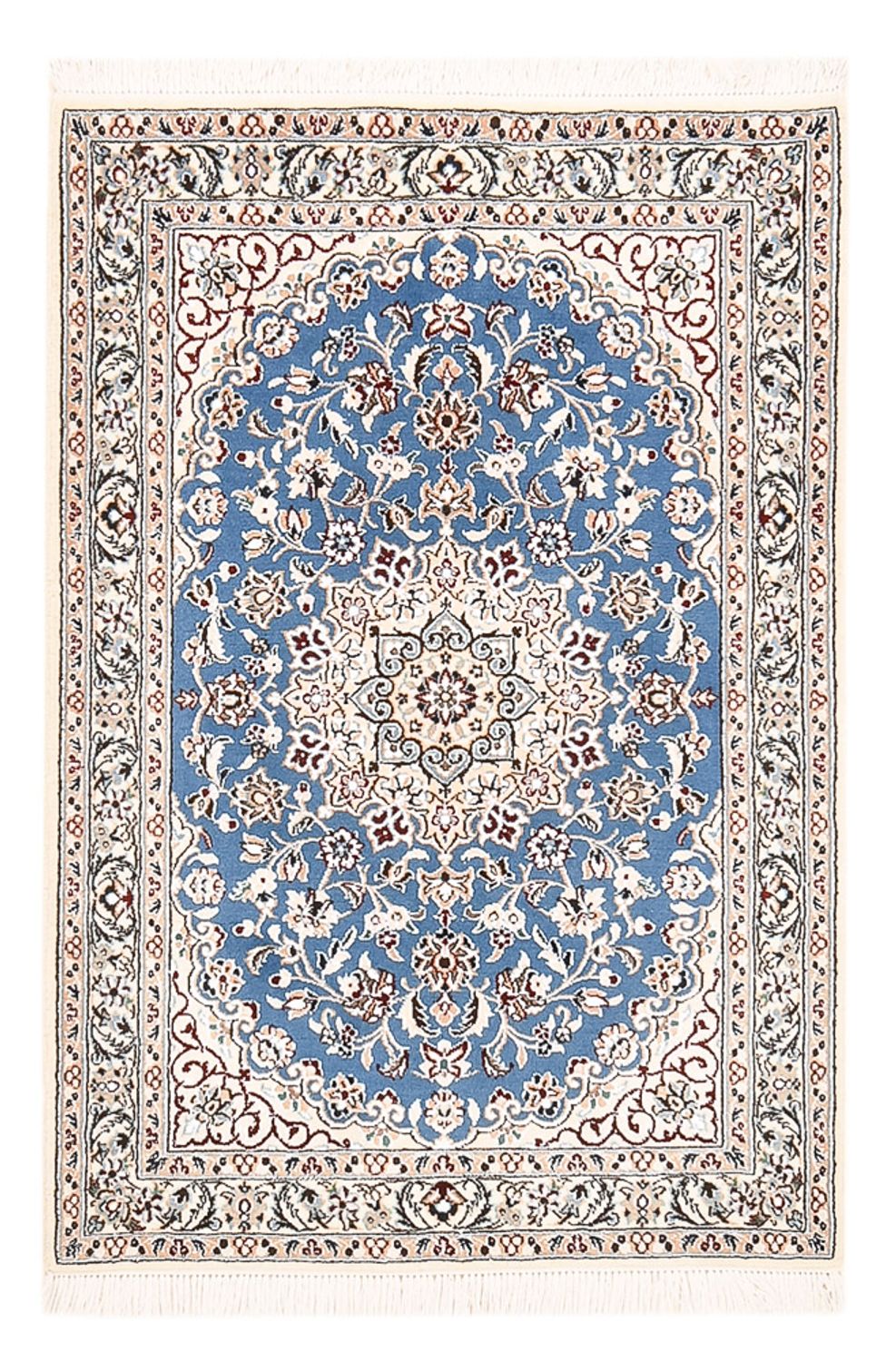 Perserteppich - Nain - Royal - 120 x 80 cm - blau