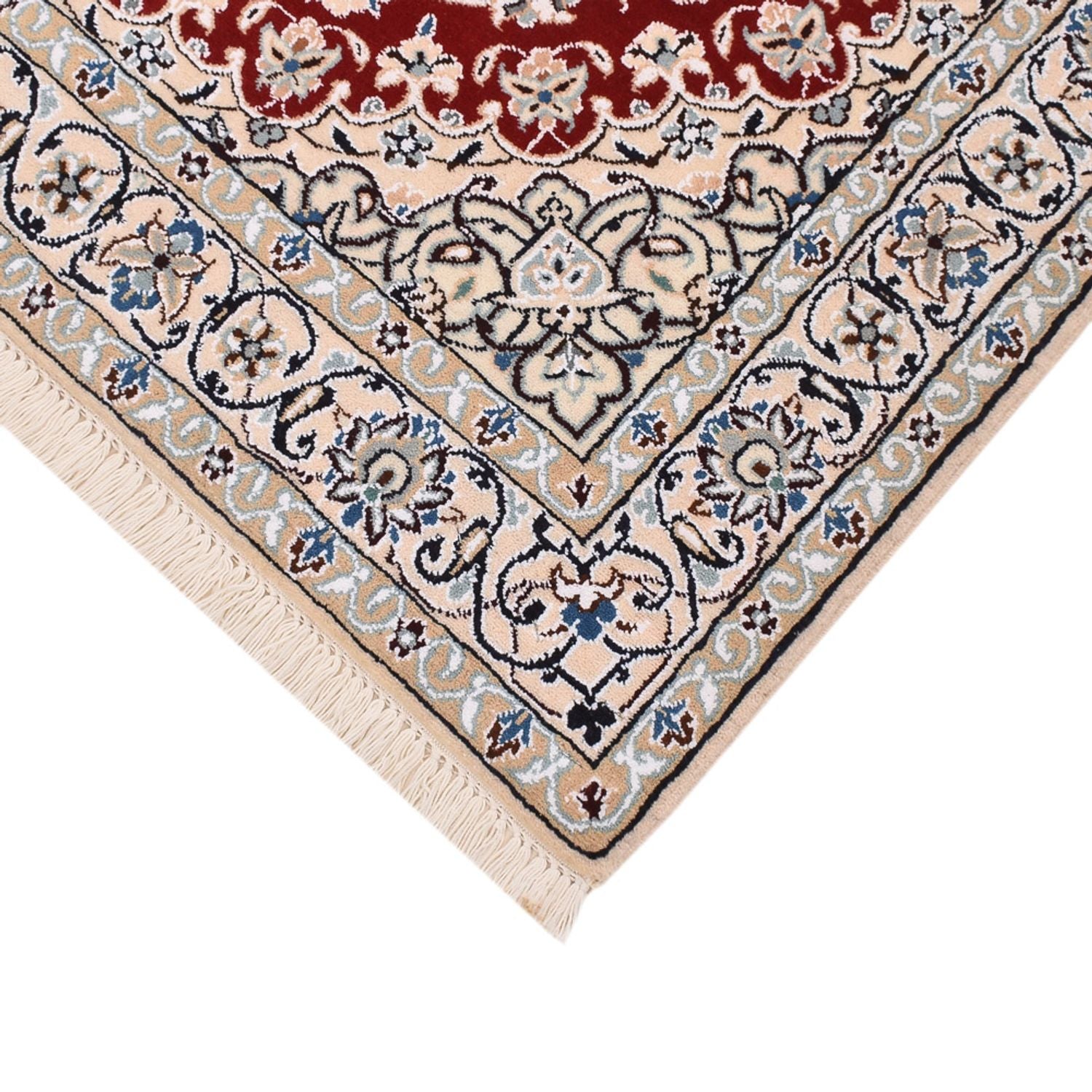 Perserteppich - Nain - Royal - 155 x 105 cm - rot