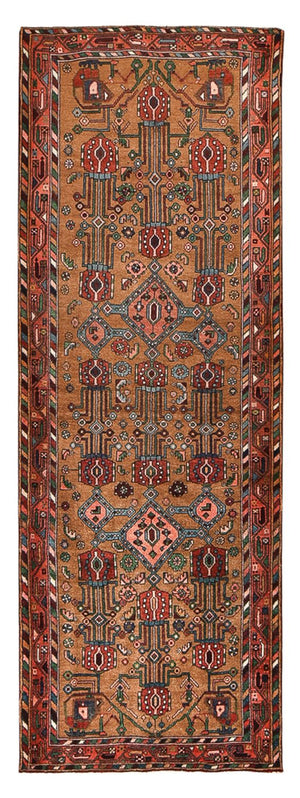 Läufer Perser - Nomadic - 317 x 112 cm - terrakotta