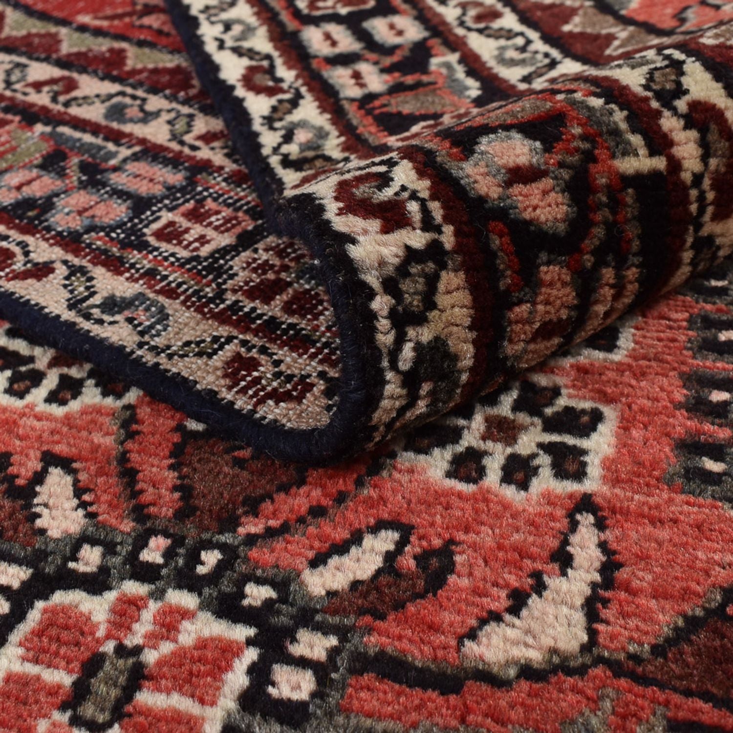 Läufer Perser - Täbriz - 398 x 110 cm - rot
