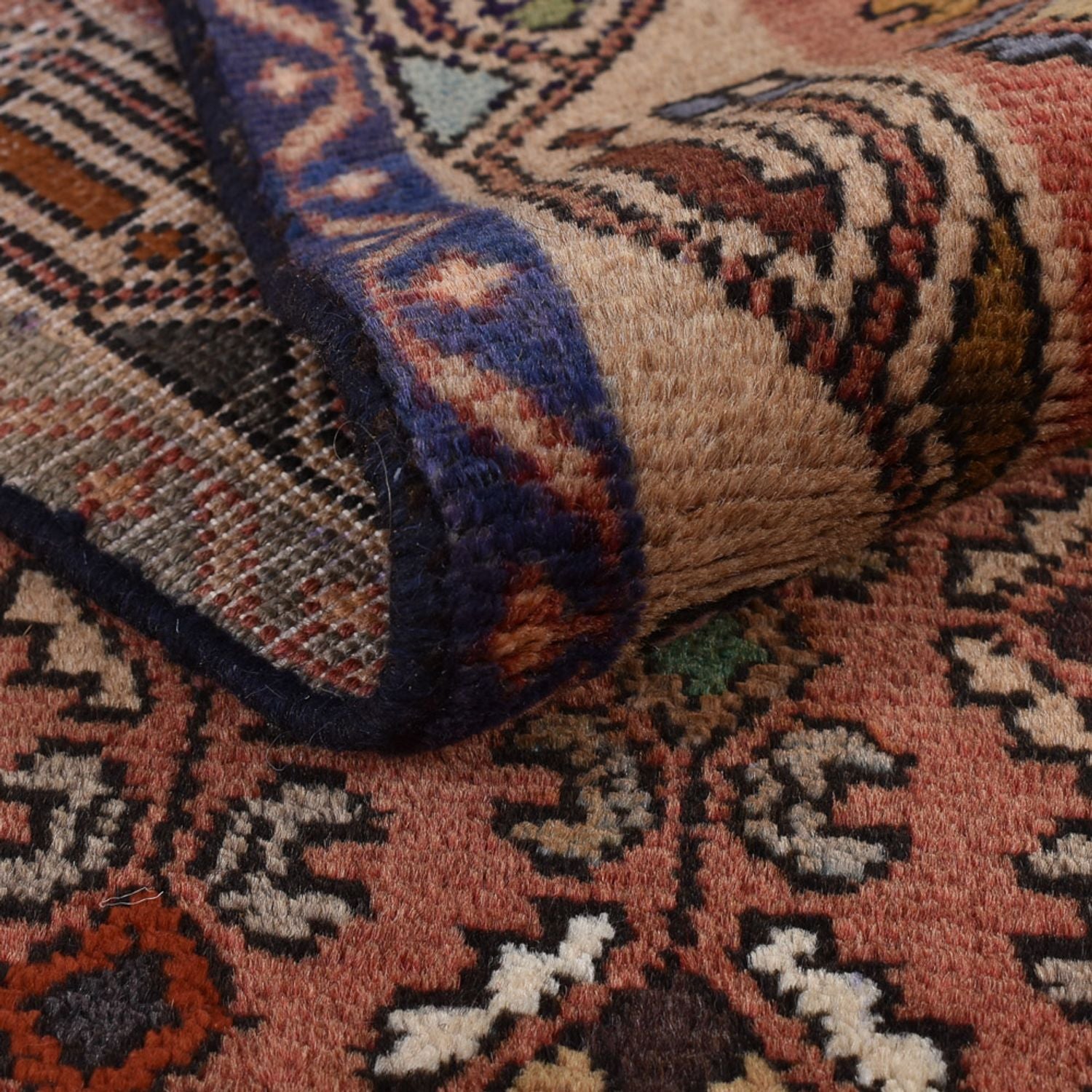 Läufer Perser - Nomadic - 278 x 78 cm - hellrot