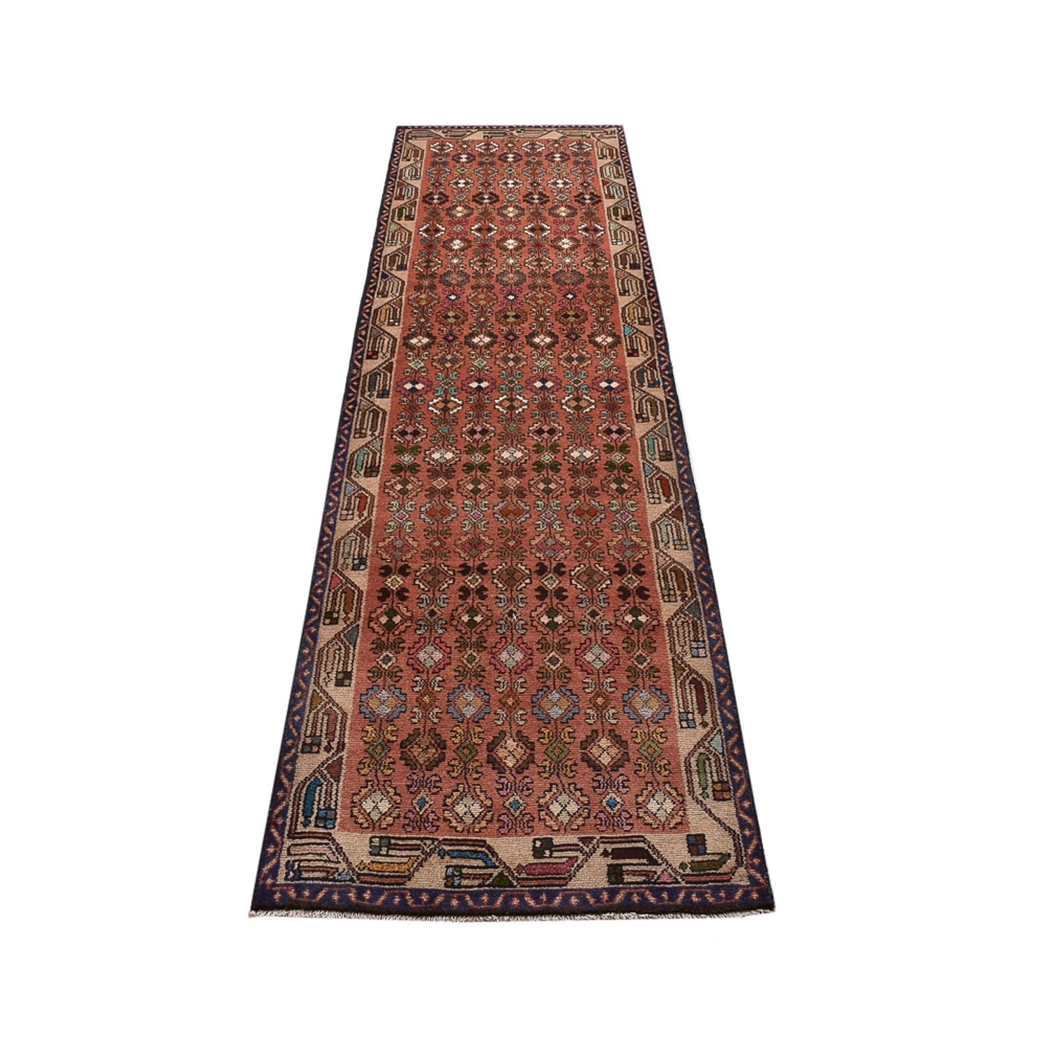Läufer Perser - Nomadic - 278 x 78 cm - hellrot