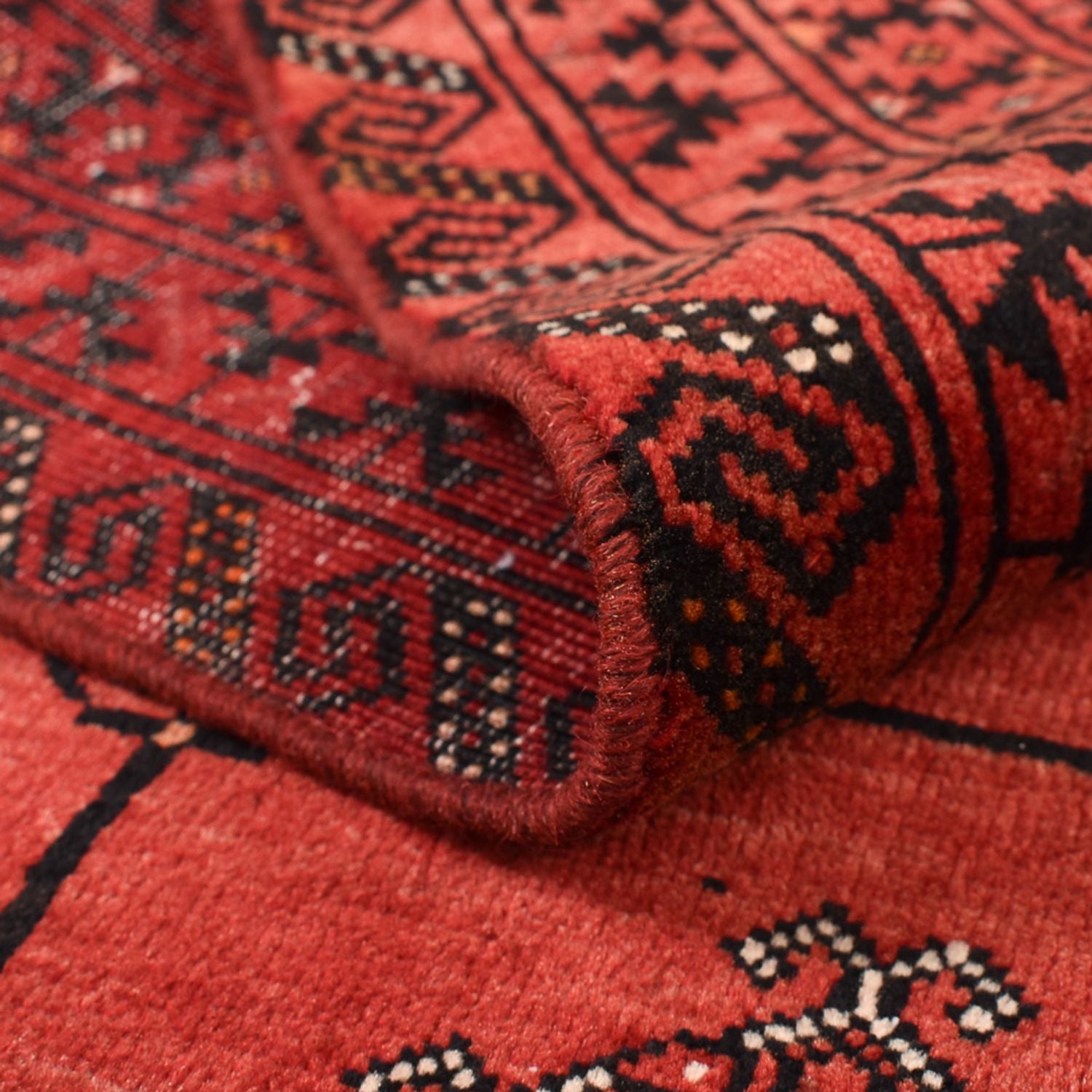 Turkaman Teppich - 150 x 117 cm - rot