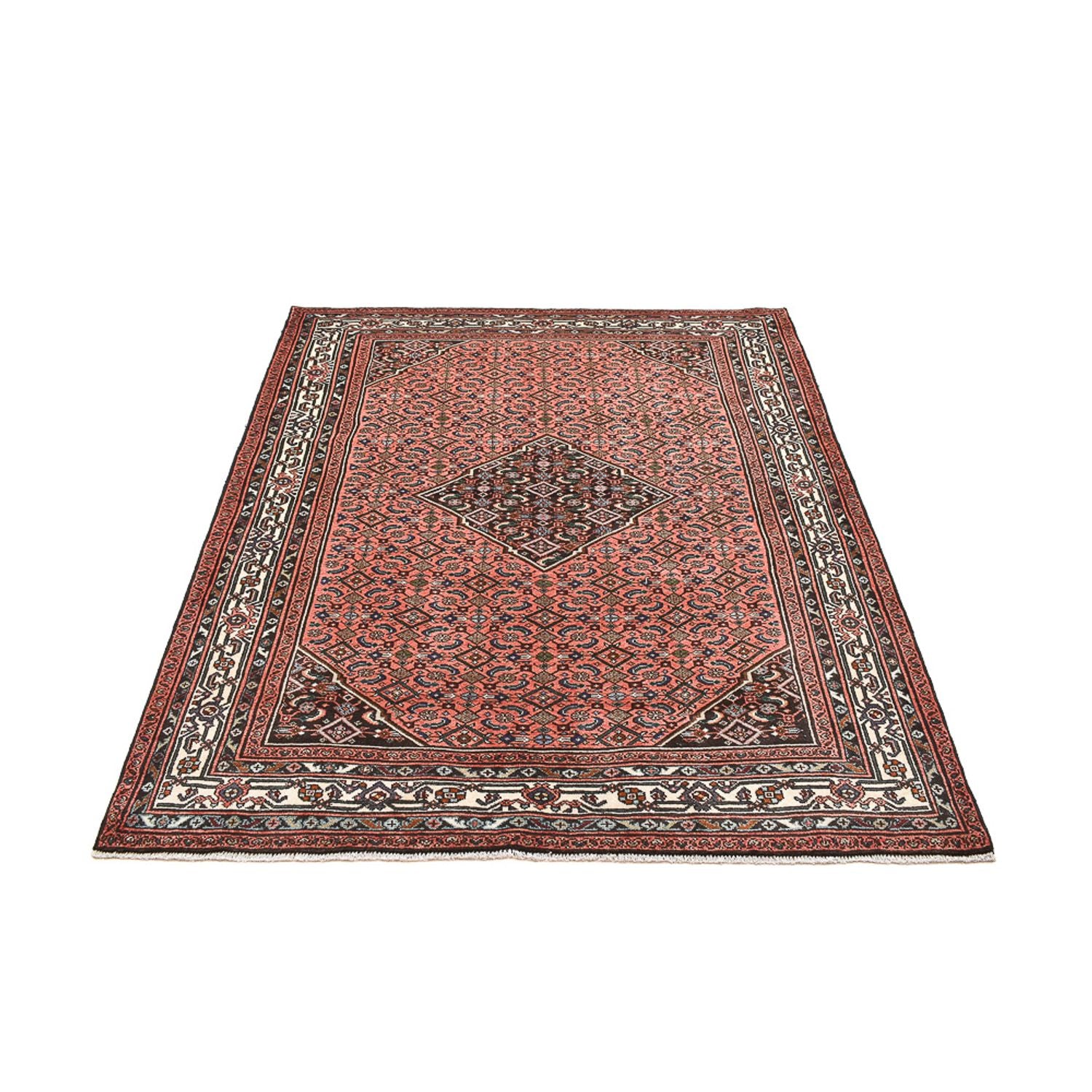 Perserteppich - Nomadic - 198 x 155 cm - hellrot