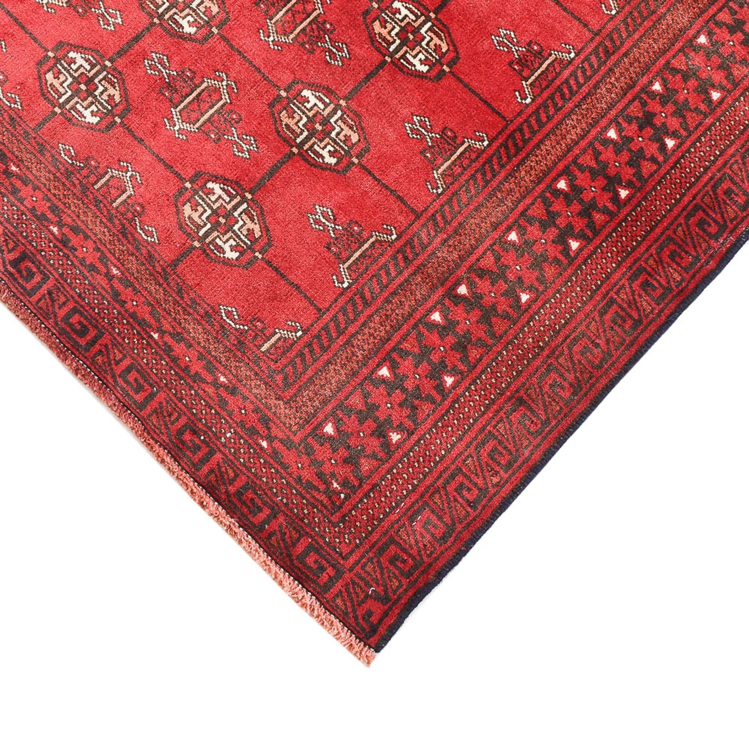 Turkaman Teppich - 182 x 113 cm - rot