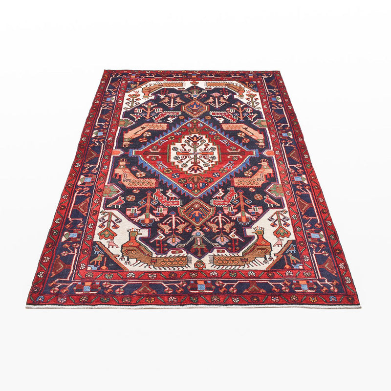 Perserteppich - Nomadic - 210 x 143 cm - mehrfarbig