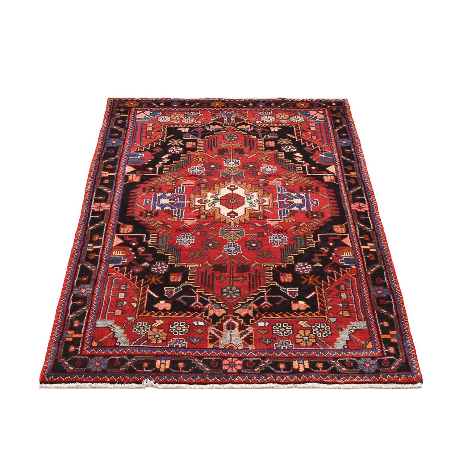 Perserteppich - Nomadic - 147 x 100 cm - rot